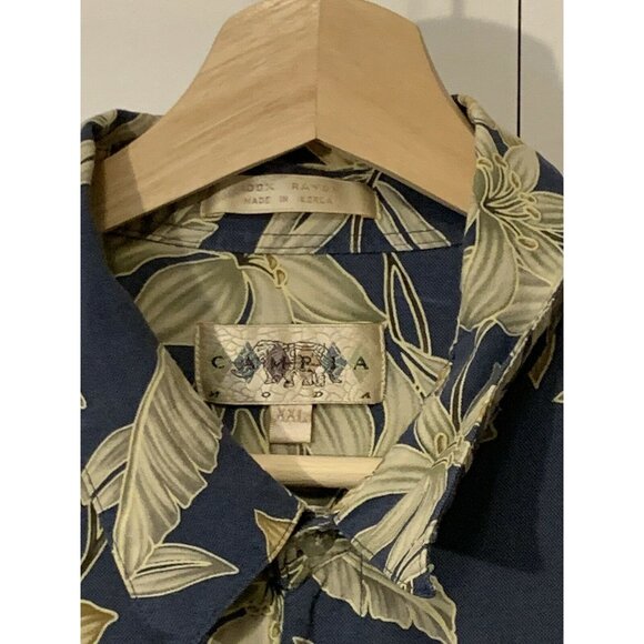 Campia Moda Men’s Sz 2XL Hawaiian Short Sleeve Multi-Color Hawaiian - Picture 2 of 6